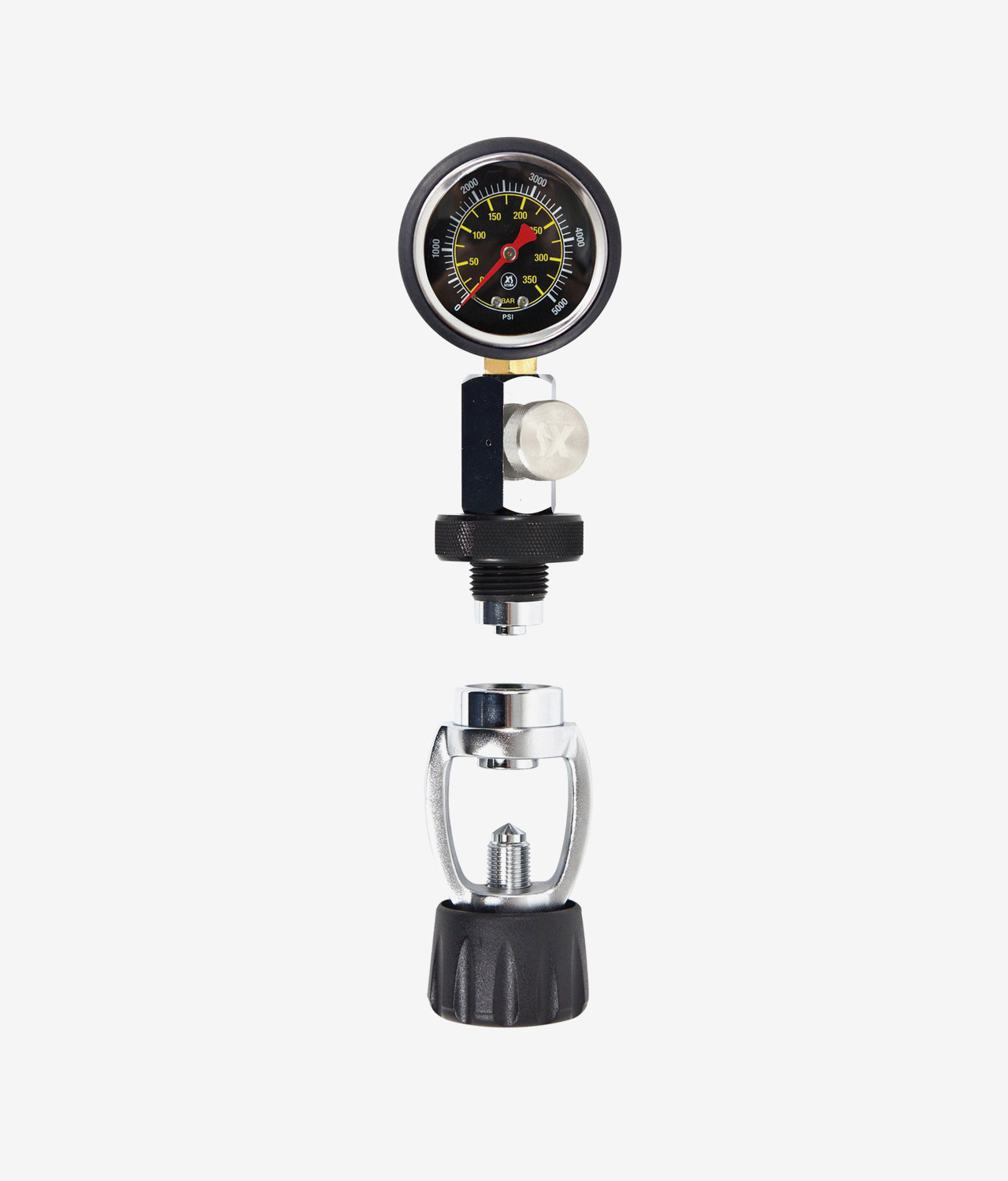 Scuba Tank Fill Pressure Gauge