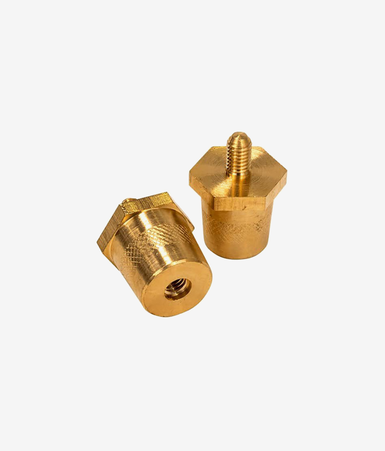 All-Brass Battery Terminal Adapters - converting Powersports Batteries quickly and easily providing a secure, precise fit for SAE automotive type battery cable